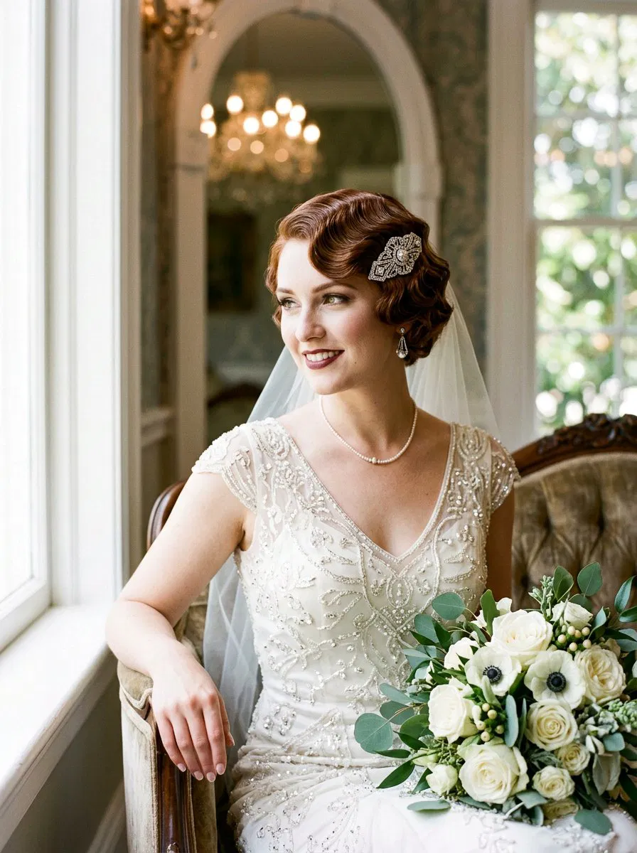 20 Stunning Simple Bridal Hairstyle for Short Hair Ideas – Lovelyish