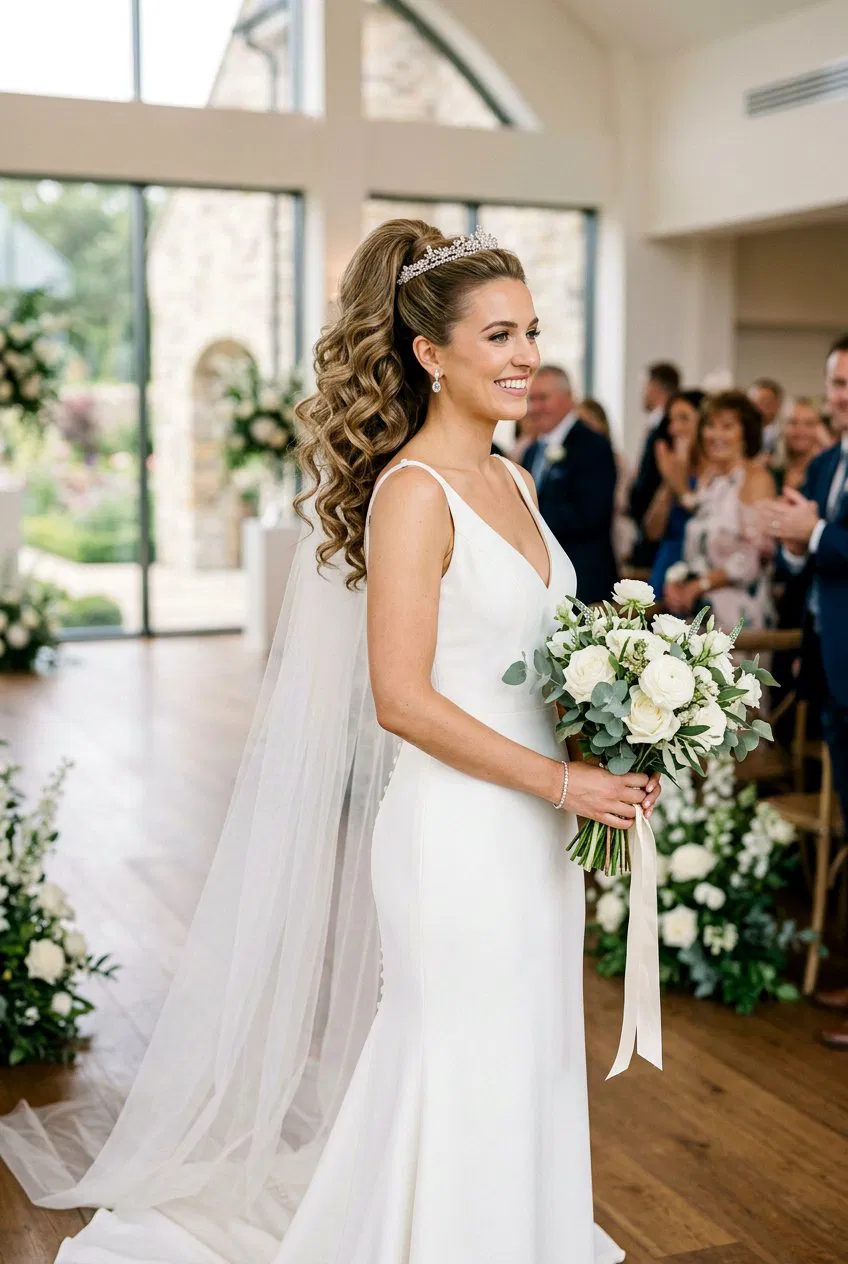 20 Bridal Hairstyle for Thick Hair With Veil Ideas for You – Lovelyish