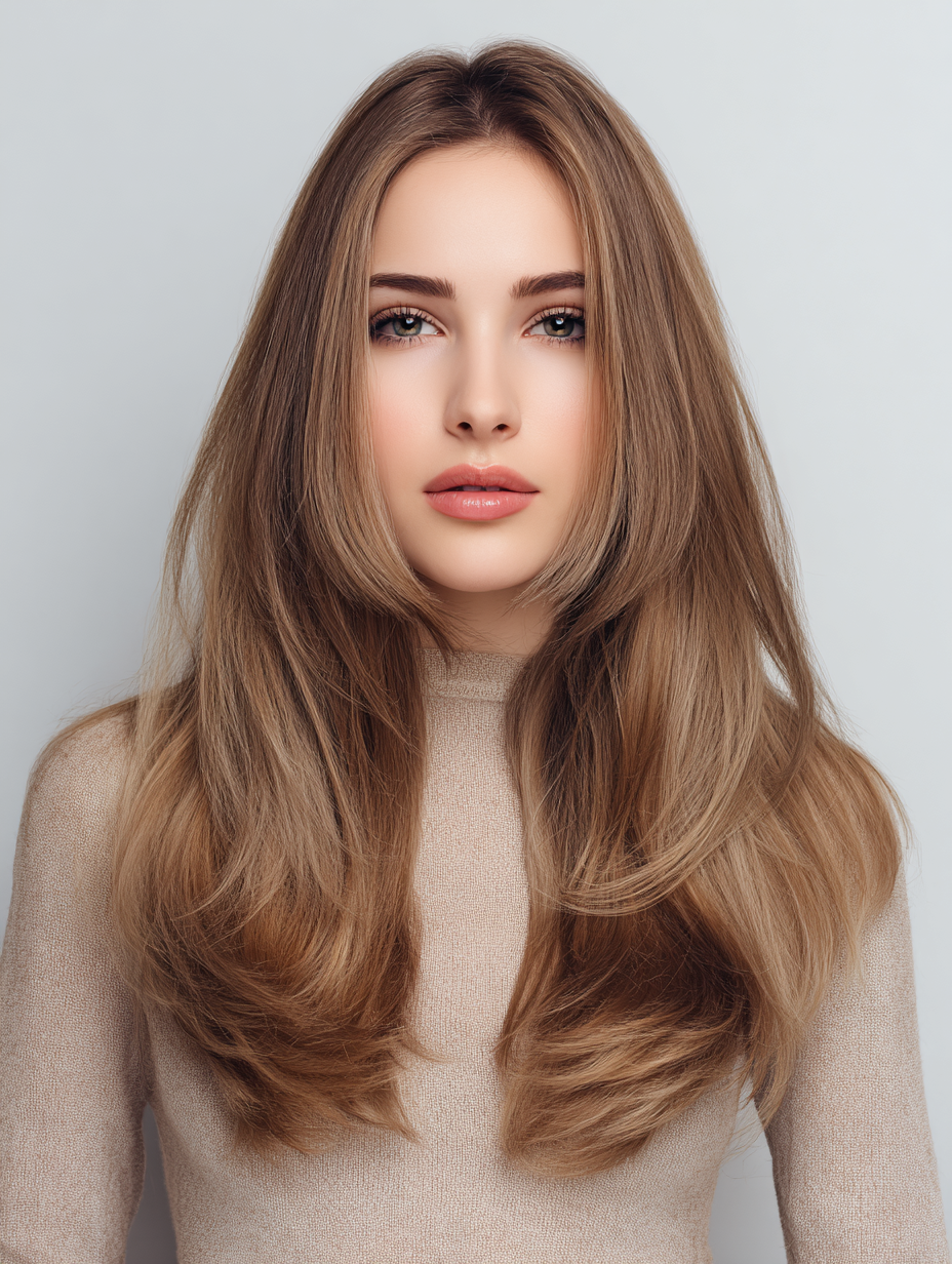 27 Long Hairstyles for Oval Faces That Show Off Natural Balance