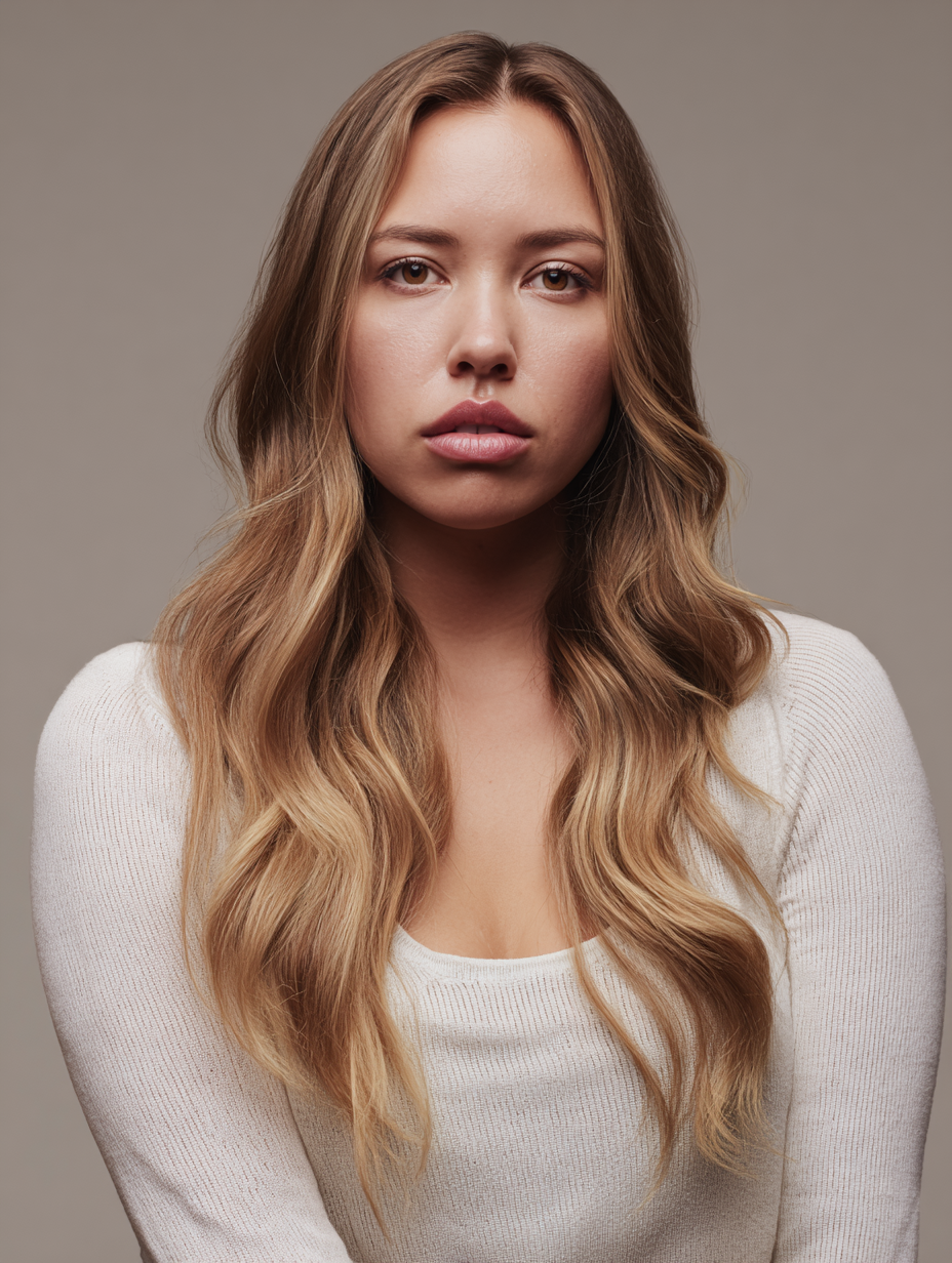 25 Long Hairstyles for Round Faces That Create a Slimmer Look