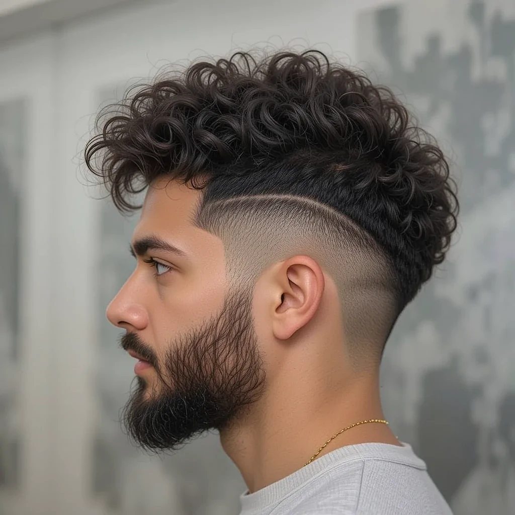 20 Short Hairstyles for Curly Hair Men That Look Great with Beards