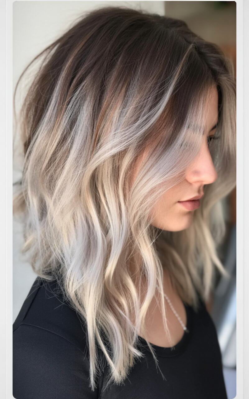 Textured Summer Bob Haircut 2026 – Modern Choppy Layers & Mid Length Ideas